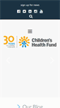 Mobile Screenshot of childrenshealthfund.org